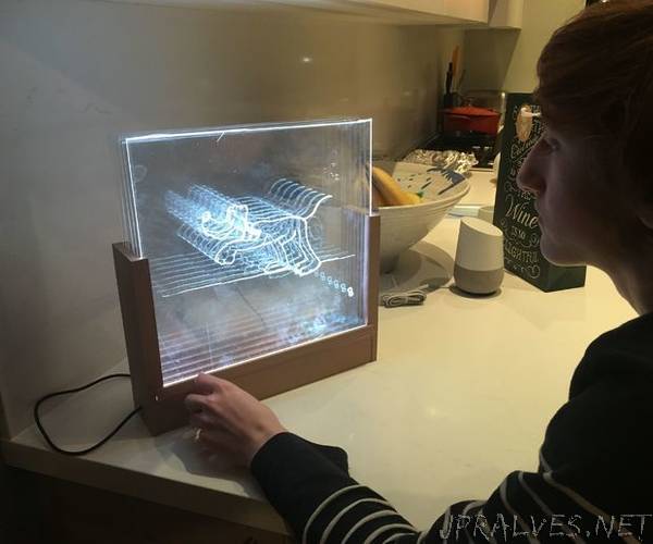 Engraved Plexiglass Animation Box With Arduino and 8 X 32 LED Neopixel Display