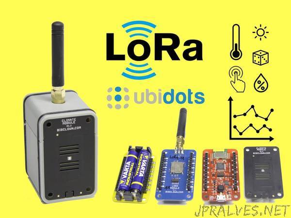 LoRa Climate Monitor: Easy, Open, Low-Power and with Graphs