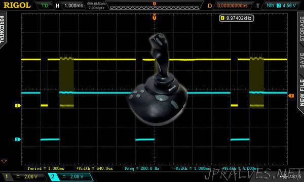 AVR Interface to Microsoft SideWinder Gamecontrollers