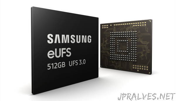 Samsung Electronics Doubling Current Smartphone Storage Speed as it Begins Mass Production of First 512GB eUFS 3.0