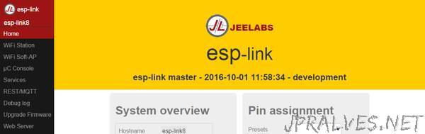 ESP-LINK: Wifi-Serial Bridge w/REST&MQTT
