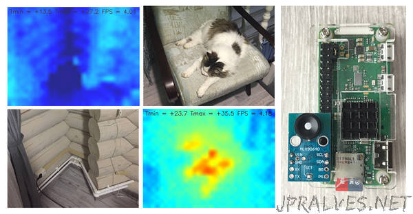 Making a DIY thermal camera based on a Raspberry Pi