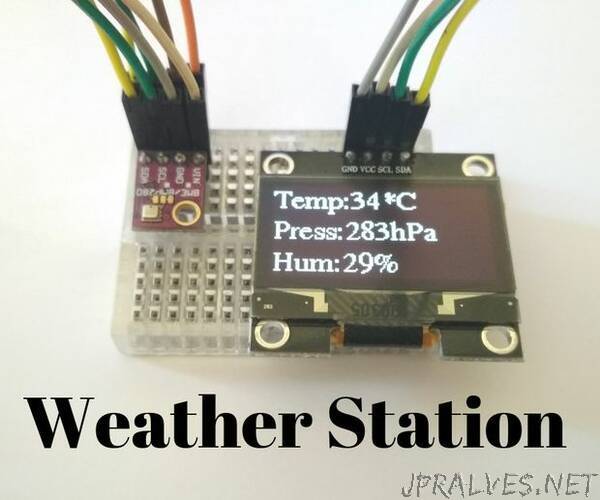 Room Weather Station Using Arduino & BME280