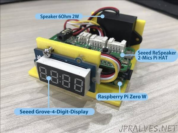 Smart Clock with Alexa Interaction