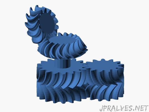 PolyGear OpenSCAD Gear Library