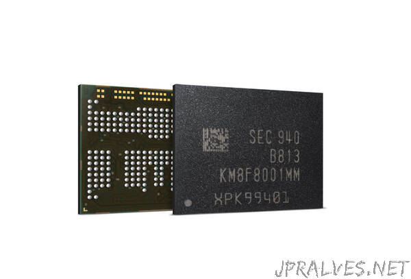 Samsung Electronics Begins Mass Production of Industry's First 12GB LPDDR4X-based uMCP