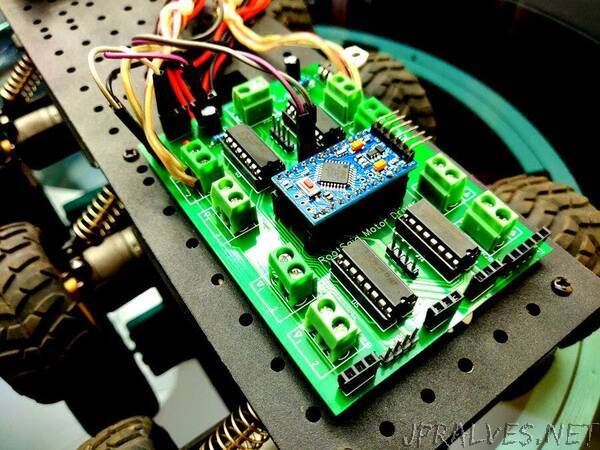 Arduino Motor Shield PCB V1 | 4 Motors at Once