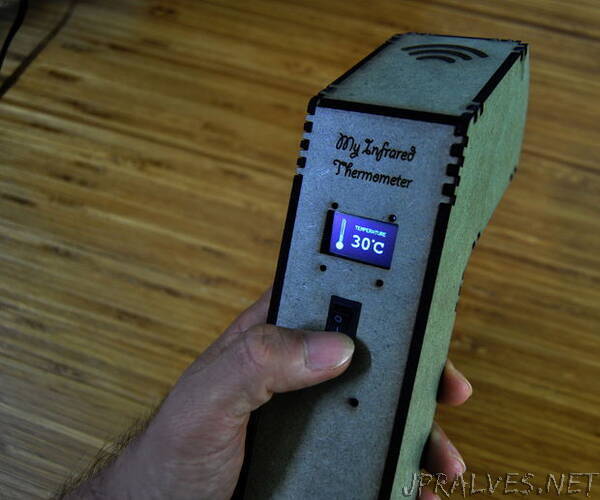 Arduino Infrared Thermometer Gun MDF Case