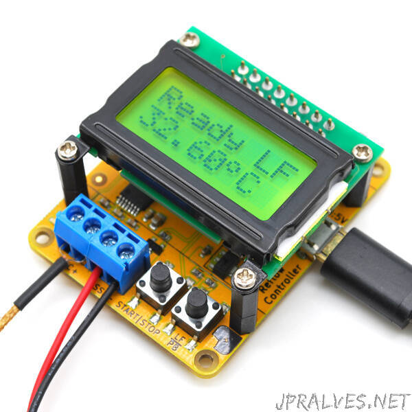 Tiny Reflow Controller with character LCD