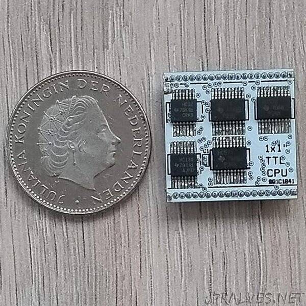 1 Square Inch TTL CPU