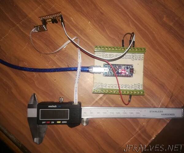 Hacked Digital Vernier Caliper Using Arduino