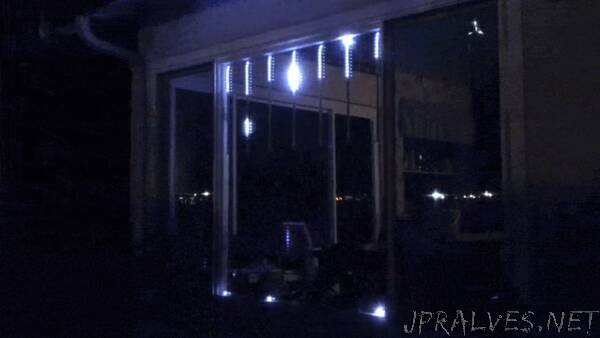 Holiday Icicle Lights with Flair