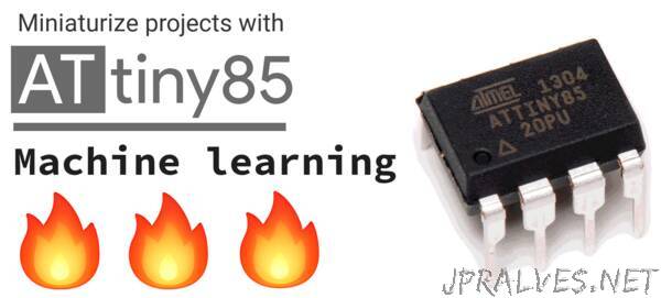 Embedded Machine learning on Attiny85