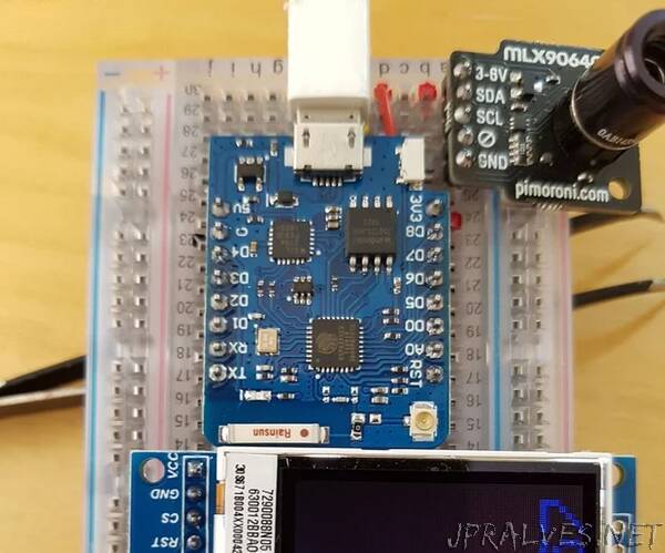 Wiring a LOLIN WEMOS D1 Mini Pro to an SSD1283A 130x130 Transflective LCD SPI Display