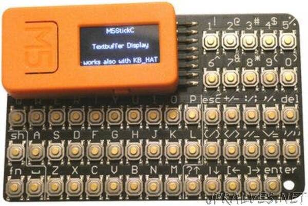 M5StickC Textbuffer Scrolling Display