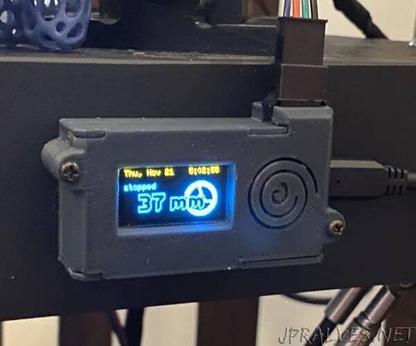 Smart 3D Printer Filament Counter