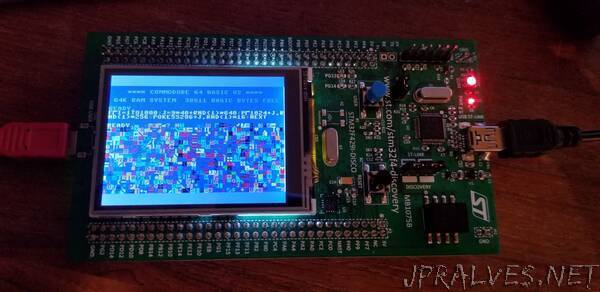 Commodore 64 for STM32F429 Discovery board