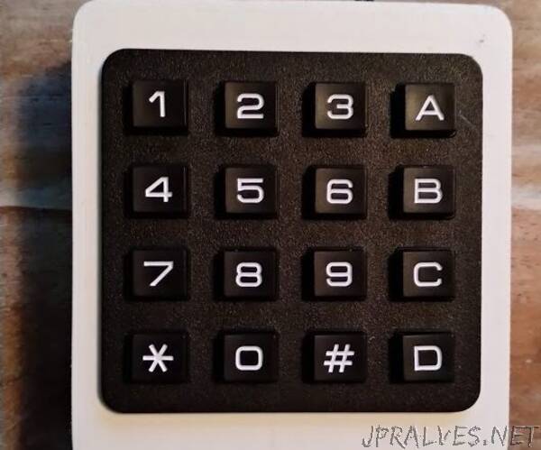 Alarm Keypad MQTT ESP8266