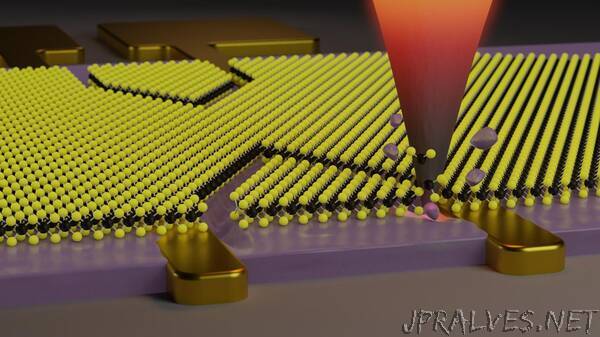 Researchers cut nanometer-sized patterns into 2D materials