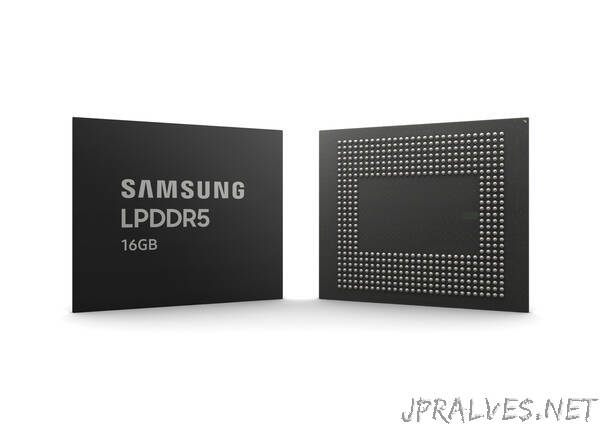 Samsung Begins Mass Production of 16Gb LPDDR5 DRAM at World’s Largest Semiconductor Line