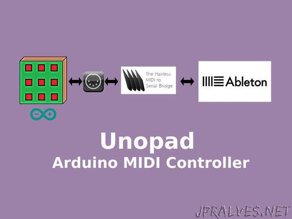 Unopad - Arduino MIDI pad controller