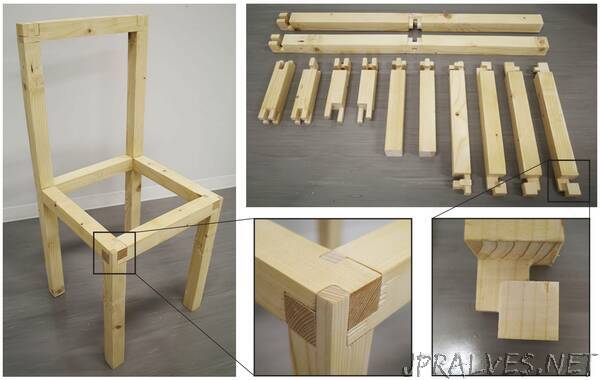 Simple software creates complex wooden joints