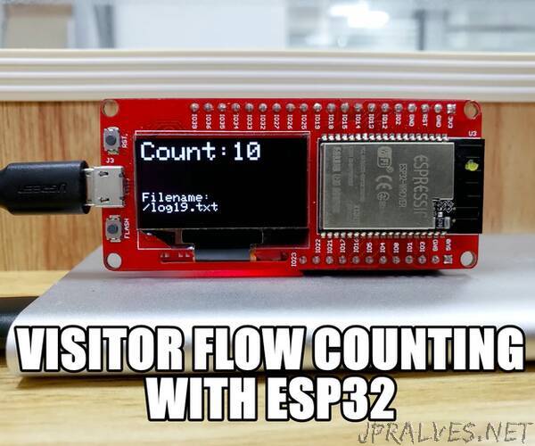 Visitor Flow Rate Counting With ESP32