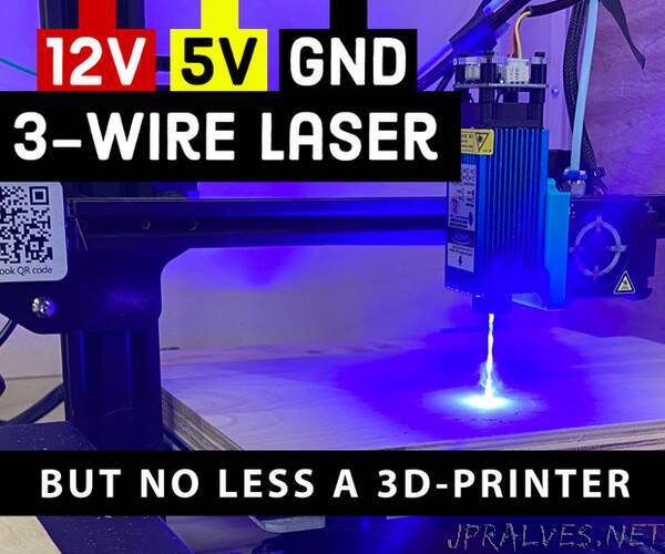 ADDING a 3-Wire Laser to a CR-10S 3D Printer