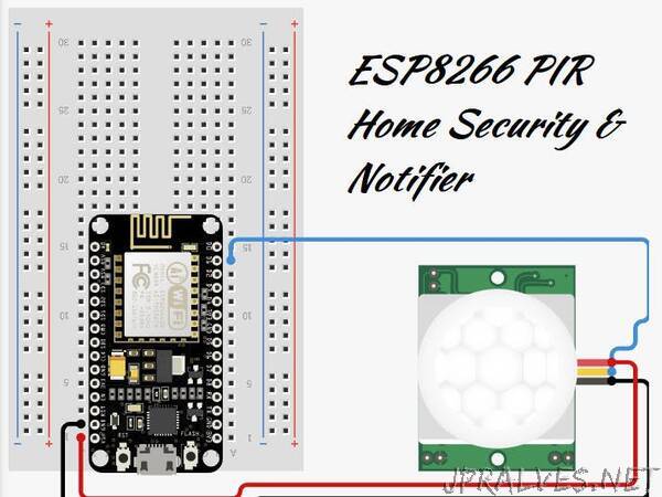 ESP8266 PIR Home Security & Notifier