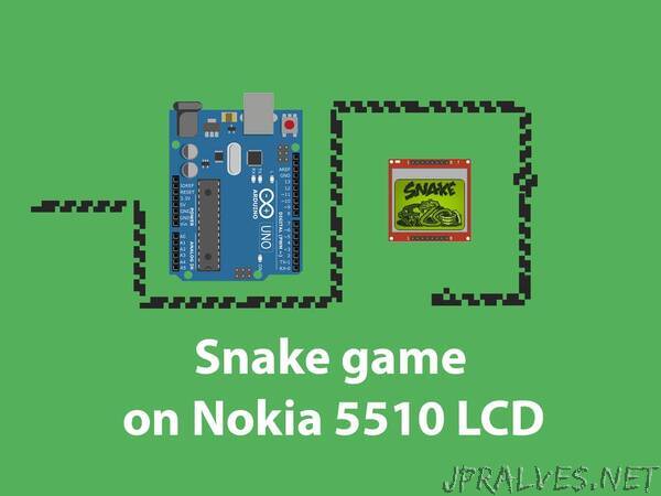 Snake Game on Nokia 5510 LCD