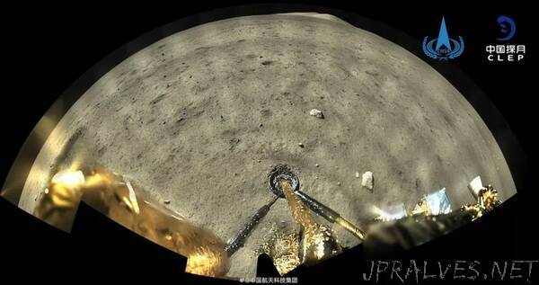 The Chang'e-5 probe completes automatic lunar surface sampling and encapsulates the payload and works normally