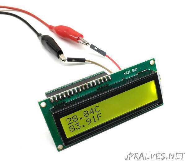 Low-Cost Room Thermometer Using 16×2 LCD and Atmega328