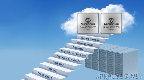 Microchip Releases Industry’s First 24G SAS/PCIe Gen 4 Tri-mode Storage Controllers into Production