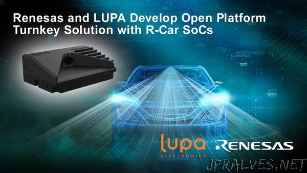 Renesas and LUPA Accelerate Automotive Smart Camera Development with Open Platform Turnkey Solutions