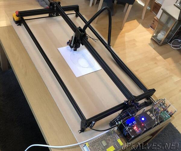 ACRO Openbuilds Pen Plotter (Arduino With GRBL and Raspberry Pi With Universal G Code Sender)