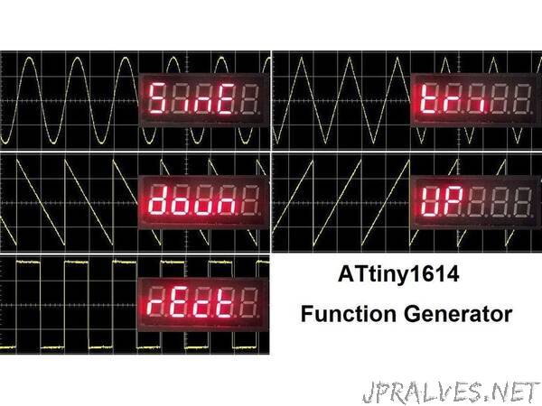 ATtiny1614 Function Generator