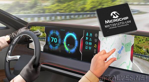 First Automotive-Qualified, Single-Chip Solution for Large, Ultrawide Touch Displays Now Available
