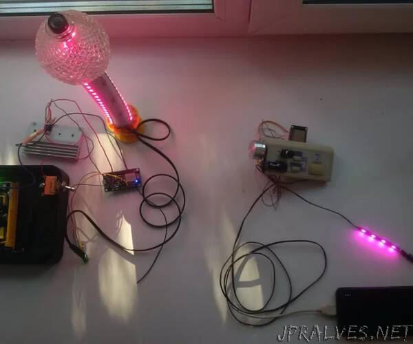 Smart RGB Lamp Controlled Via ESP NOW