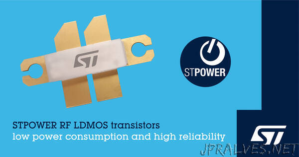 STMicroelectronics Introduces New RF LDMOS Power Transistors