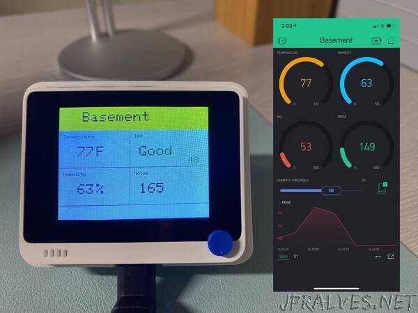 Basement Monitoring Using Wio Terminal and Blynk