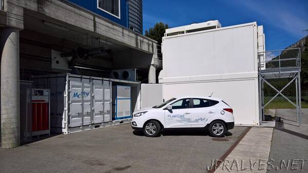 Charging stations can combine hydrogen production and energy storage