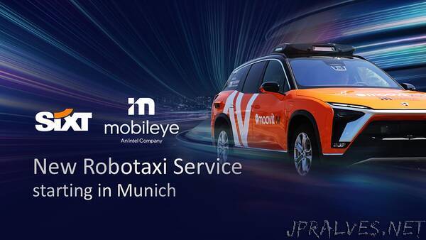 Mobileye and SIXT Plan New Robotaxi Service