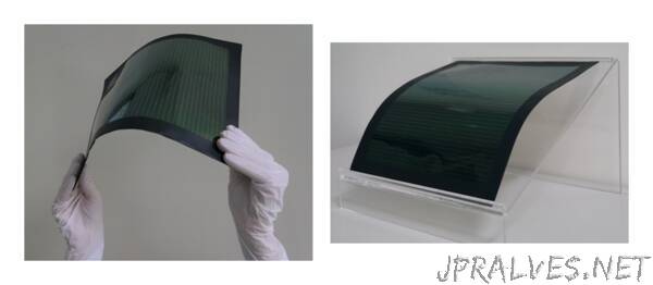 Toshiba’s Polymer Film-Based Perovskite Large-Area Photovoltaic Module Reaches Record Power Conversion Efficiency of 15.1%