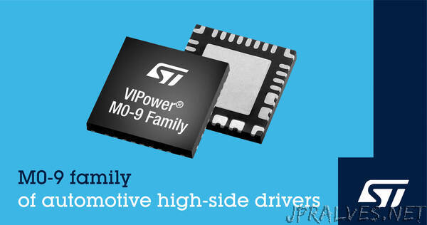 STMicroelectronics Launches Highly Integrated Intelligent High-Side Drivers for Automotive Applications