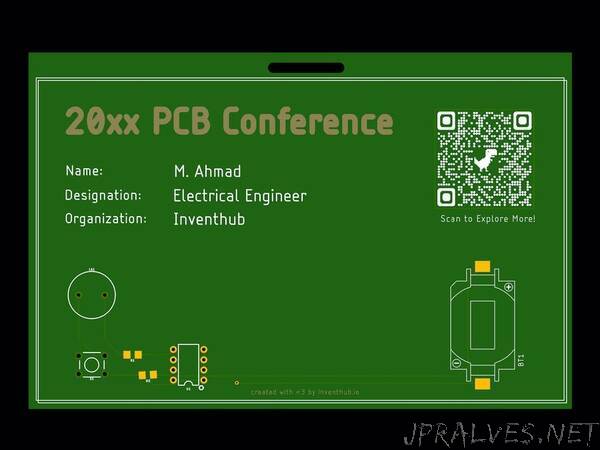 Programmable PCB Conference Card