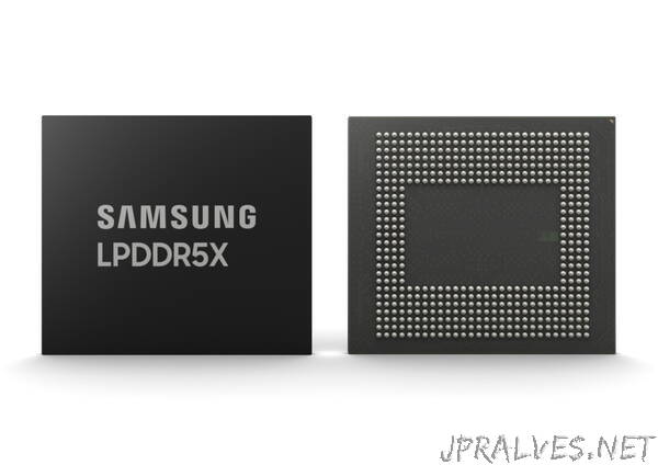 Samsung Develops Industry’s First LPDDR5X DRAM