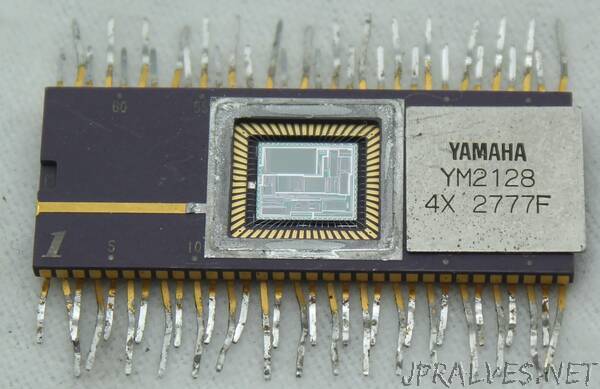 Reverse-engineering the Yamaha DX7 synthesizer's sound chip from die photos