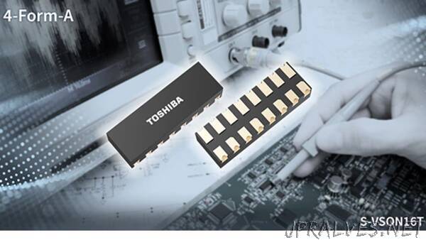 Toshiba’s New 4-Form-A, Voltage Driven Photorelays Have One of Industry’s Smallest Mounting Areas, Will Help Reduce Semiconductor Tester Sizes