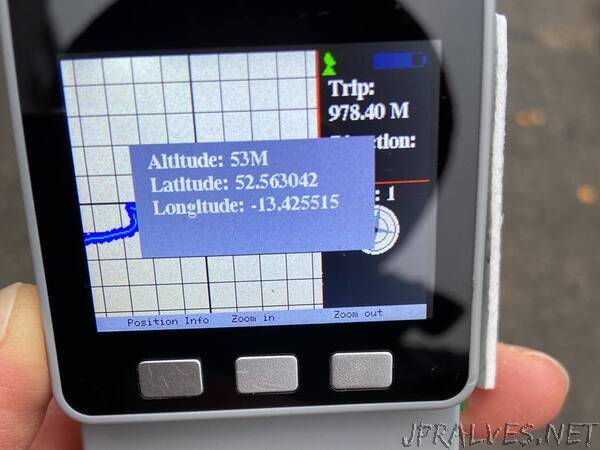 M5Stack GPS for hiking