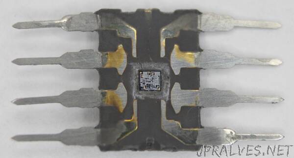 Silicon die teardown: a look inside an early 555 timer chip